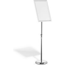 Robuster Schilderhalter und Präsentationsständer 479923 A3 aus Aluminium, Kunststoff und Stahl, Silber