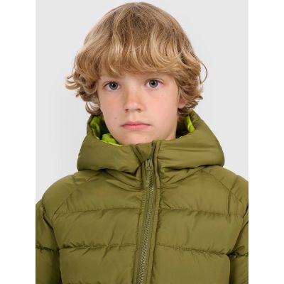 6. Doppelseitige Daunenjacke für Jungen mit Synthetikfüllung 4F 4FJRAW25TDJAM0790-43S