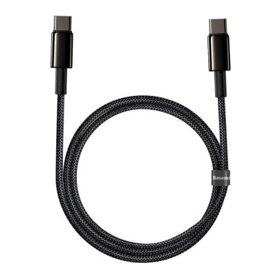 2. Baseus CATWJ-01 USB-C – USB-C PD QC-Kabel 100 W 5 A 1 m – schwarz