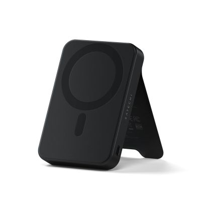 6. Satechi OntheGo Powerbank 10K - Magnetische Powerbank mit Ständer, 10.000 mAh, kompatibel mit MagSafe und Qi2 (Schwarz)