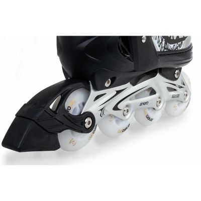 10. Rollschuhe - Rollschuhe - Eislaufen 4-in-1 ENERO PRO LED 34-37 Grau