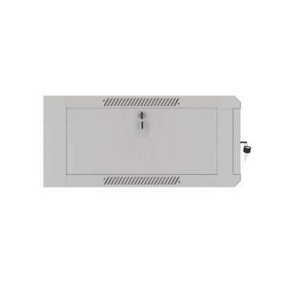 9. LANBERG Wandschrank 19" 4HE 570x600 Schnellmontage (Grau, flach verpackt) WFFA-5604-10S