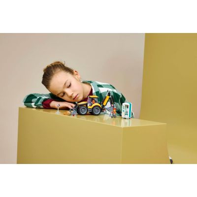12. LEGO City 60480 - Gelber Baggerlader