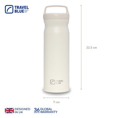 3. TRAVEL BLUE THERMOSFLASCHE CREMEFARBEN