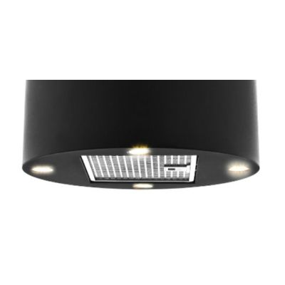 4. Zylindrische Inselhaube AKPO WK-4 ISLA BALMERA BLACK (Rohr, mechanische Steuerung)