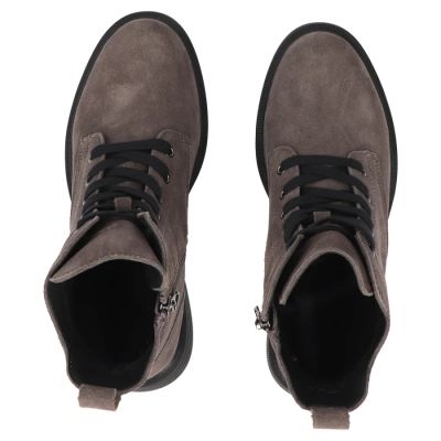 5. Damen-Ankle-Boots aus Wildleder, grau, Filippo DBT7997