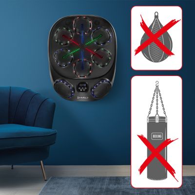 6. TB10 Elektronisches Bluetooth-Boxziel mit Musik und Handschuhen, 4000-mAh-HMS-Akku