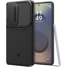 Spigen Optik Armor Hülle für Samsung Galaxy S25 Ultra - Schwarz