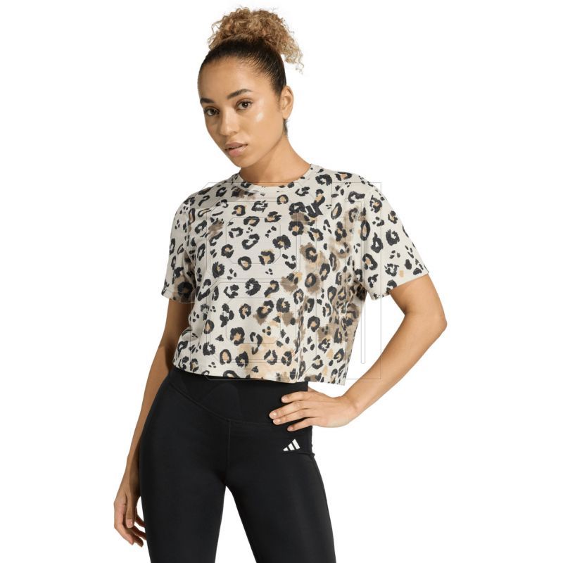 2. adidas Workout Essentials Print AOP W T-Shirt JY4604