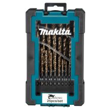 MAKITA HSS-G M-FORCE Metallbohrer-Set, 25-teilig, 1–13 mm