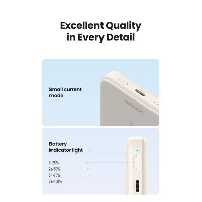 10. Ugreen PB561 Powerbank 10000 mAh Creme