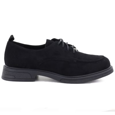 2. Schwarze Damen-Wildlederschuhe Vinceza 62332