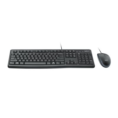 Tastatur- und Maus-Set Logitech MK120 920-002562 (Membran; USB 2.0; (US); Farbe Schwarz; optisch; 1000 DPI)