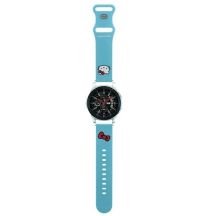 Hello Kitty Silikon-Katzenkopf-Universalband 22 mm – Blau