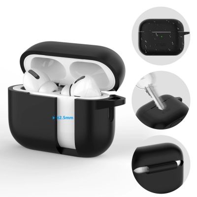 2. Tech-Protect Silikon-Hakenhülle für Apple AirPods Pro 1/2 – Schwarz