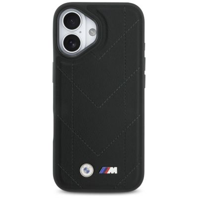 3. BMW M Quilted Logo MagSafe Case für iPhone 17 – Schwarz