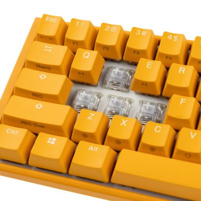 16. Ducky One 3 MINI Gelbe GATA-1746 RGB LED Gaming-Tastatur - MX-Clear (US)