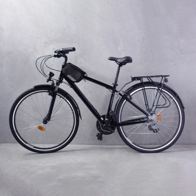 10. Wozinsky Rahmen Fahrradtasche + abnehmbare Handyhülle bis 6,5" 1,5l schwarz (WBB7BK)