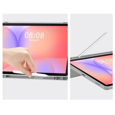 7. Tech-Protect SmartCase Stifthülle für Samsung Galaxy Tab S9 11.0 / S9 FE / S10 FE / S10 Lite 10.9 X710 / X716B / X510 / X516B / X520 / X526 / X400 / X406B – Grau