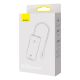 5. Baseus Lite Series multifunktionaler HUB USB Typ C - 2 x USB 3.0 / USB Typ C PD / HDMI 1,4 / SD / TF weiß (WKQX050102)