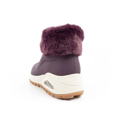 5. Skechers Uno Rugged Damen Isolierte Winterstiefel Lila