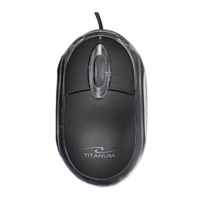 3. TITANUM TK106 Tastatur- und Maus-Set (USB 2.0; (US); schwarz; optisch)