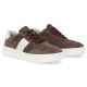 5. Damen-Sneaker aus Leder mit brauner Plateausohle, Modell Filippo DP7533