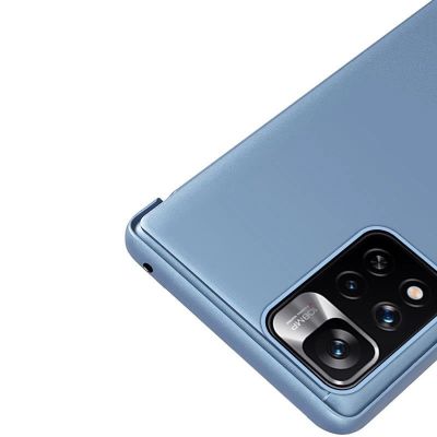3. Clear View Case Hülle für Realme 10 Flip Cover schwarz