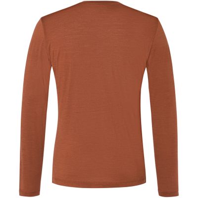 Herren-Langarmshirt SUPER.NATURAL M Well Equipped LS, braun