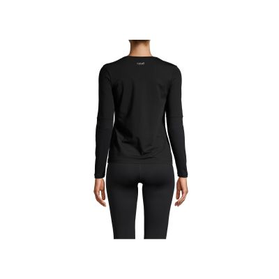 4. CASALL Essential Mesh Detail Langarm-T-Shirt schwarz