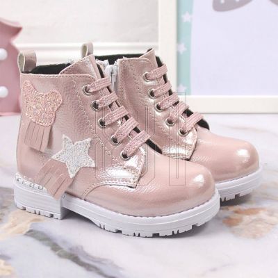 6. Glänzende isolierte Stiefeletten Potocki W WOL121B