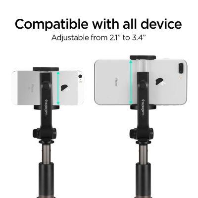 22. Spigen S540W Bluetooth-Selfie-Stick mit Stativ – Schwarz