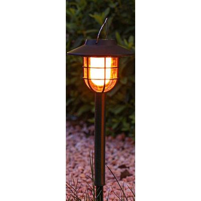 10. Solarlampe mit Flammeneffekt, 2-in-1, 6 SMD-LEDs