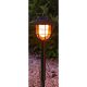 10. Solarlampe mit Flammeneffekt, 2-in-1, 6 SMD-LEDs