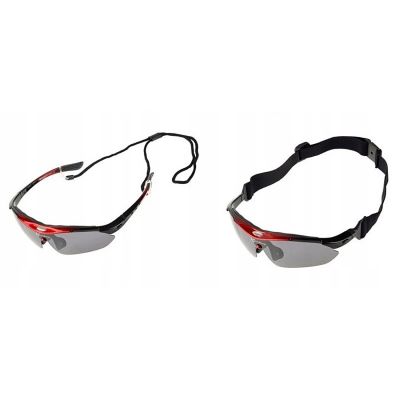 6. Rockbros 10001 Polarisierte Radsportbrille - Schwarz und Rot