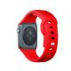 10. 3mk Silikon- Watch für Apple Watch 38 / 40 / 41 mm – Rot