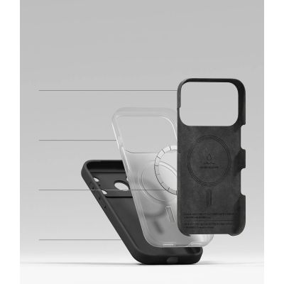 7. Ringke Silikon MagSafe Hülle für iPhone 18 Pro Max – Schwarz