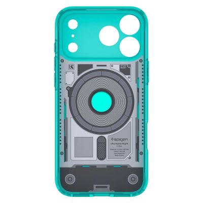 4. Spigen Ultra Hybrid MagSafe Hülle für iPhone 18 Pro / 17 Pro – Hellblau