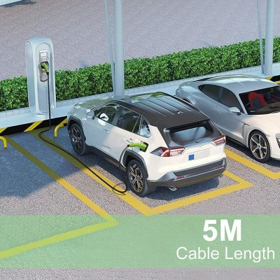 12. QOLTEC EV Typ 2 Ladekabel für Elektrofahrzeuge | 400 V | 11 kW | 16 A | 5 m