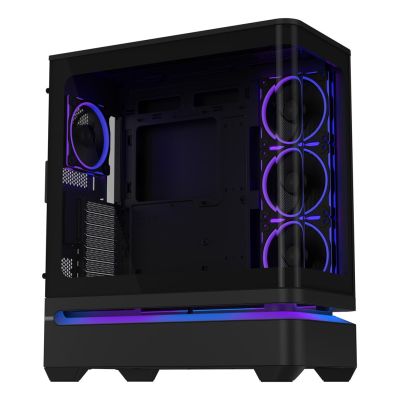 3. ASUS PRIME AP304 TG ARGB SCHWARZES Gehäuse
