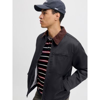 6. Jack&Jones Pilotenjacke JORNORREBRO WORKER JACKET 12282903 SCHWARZ/CORD C