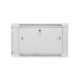 4. Lanberg WF01-6606-10S einteiliger Schrank (6 HE; 368 mm / 600 mm / 600 mm; Wandmontage; Glas; 19 Zoll; grau)