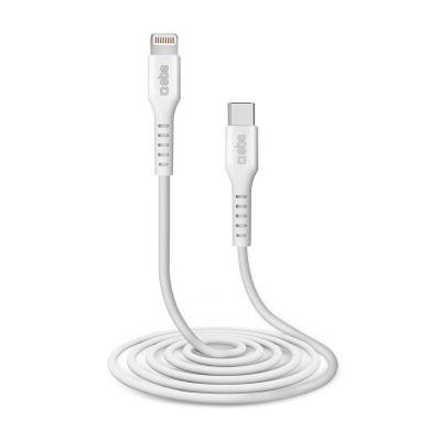 2. SBS TECABLELIGTC2W USB-C – Lightning Kabel 2 m – Weiß