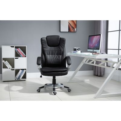 20. Activejet Bürostuhl mit Massagefunktion und Heizung, YK7304, Schwarz