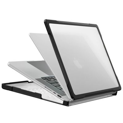 4. Tech-Protect Velar Hülle für MacBook Pro 16" 2021 / 2023 / 2025 / 2026 - Transparent Schwarz