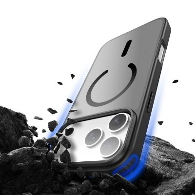 8. Dux Ducis Yind iPhone 17 Pro Hülle kompatibel mit MagSafe - Schwarz