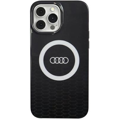 Audi IML Big Logo MagSafe Hülle für iPhone 13 Pro Max – schwarz