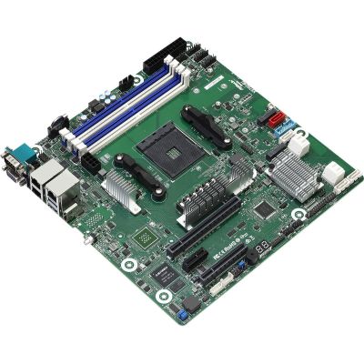 5. ASRock X570D4U Motherboard 1x AM4 AMD Ryzen X570 (SATA, 2xM.2, 2xGbE, IPMI)