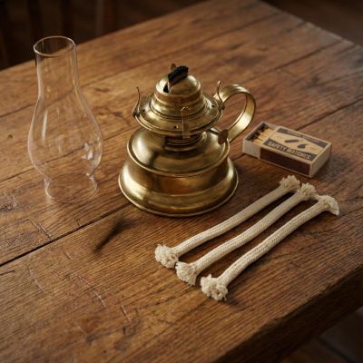 9. Flachdocht für Petroleumlampe und Taschenlampe 19 x 1,2 x 0,5 cm – 5er-Set