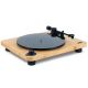 2. The House Of Marley EM-JT010-SB Plattenspieler mit drehbarem Plattenteller, Riemenantrieb, Schwarz, Holz